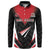 Custom Trinidad And Tobago Cricket Button Sweatshirt Go Red Force