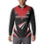 Custom Trinidad And Tobago Cricket Button Sweatshirt Go Red Force