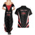 Custom Trinidad And Tobago Cricket Couples Matching Summer Maxi Dress and Hawaiian Shirt Go Red Force