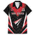 Custom Trinidad And Tobago Cricket Family Matching Long Sleeve Bodycon Dress and Hawaiian Shirt Go Red Force