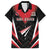 Custom Trinidad And Tobago Cricket Family Matching Short Sleeve Bodycon Dress and Hawaiian Shirt Go Red Force