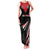 Custom Trinidad And Tobago Cricket Family Matching Tank Maxi Dress and Hawaiian Shirt Go Red Force