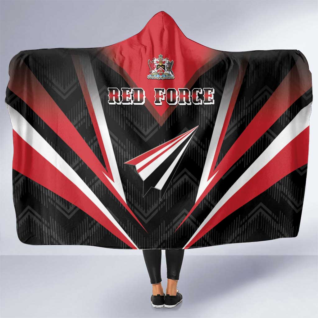 Trinidad And Tobago Cricket Hooded Blanket Go Red Force