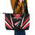 Trinidad And Tobago Cricket Leather Tote Bag Go Red Force