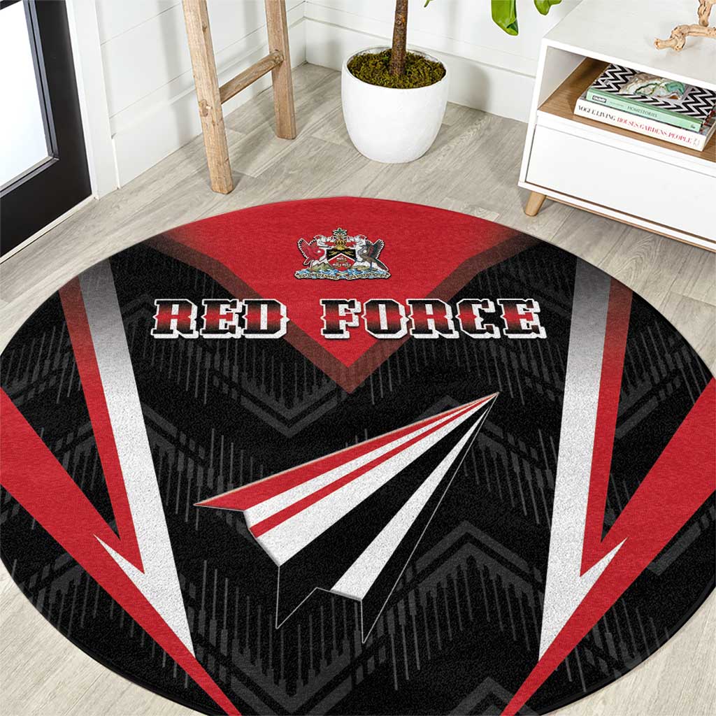 Trinidad And Tobago Cricket Round Carpet Go Red Force