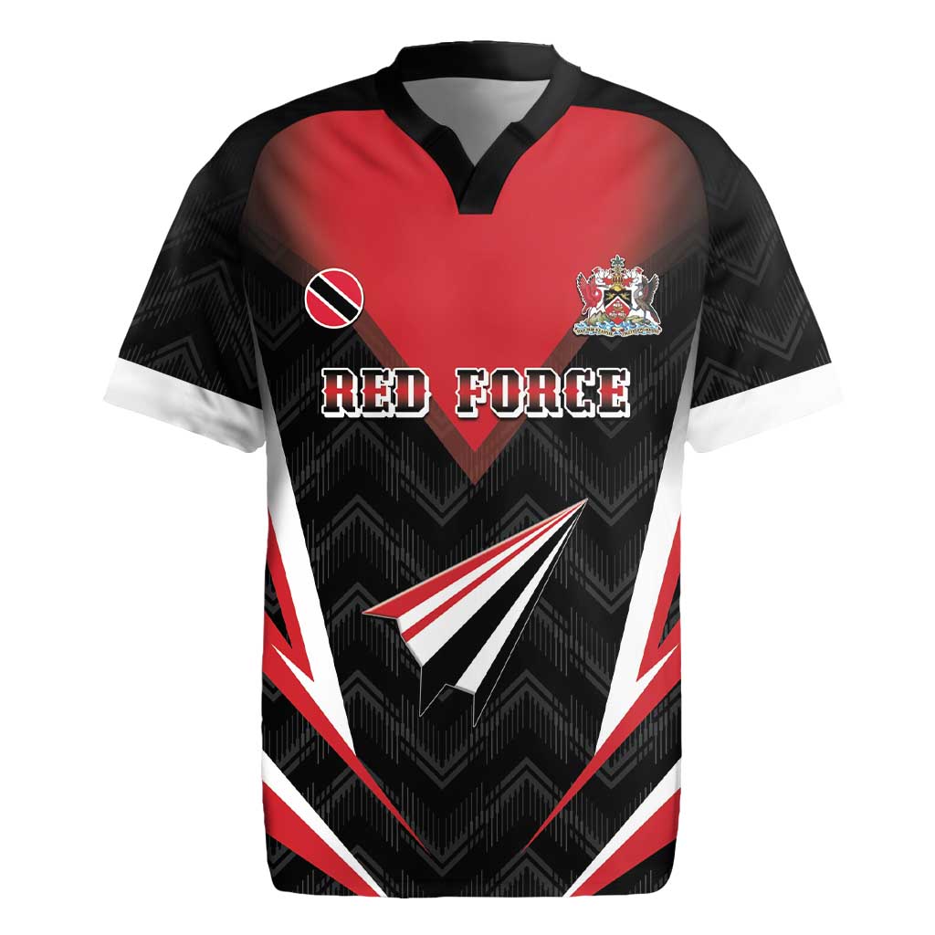 Custom Trinidad And Tobago Cricket Rugby Jersey Go Red Force