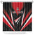 Trinidad And Tobago Cricket Shower Curtain Go Red Force