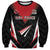 Custom Trinidad And Tobago Cricket Sweatshirt Go Red Force