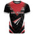 Custom Trinidad And Tobago Cricket T Shirt Go Red Force