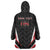 Custom Trinidad And Tobago Cricket Wearable Blanket Hoodie Go Red Force