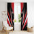 Trinidad And Tobago Cricket Window Curtain Go Red Force