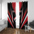 Trinidad And Tobago Cricket Window Curtain Go Red Force