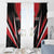 Trinidad And Tobago Cricket Window Curtain Go Red Force