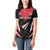 Custom Trinidad And Tobago Cricket Women Polo Shirt Go Red Force