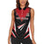 Custom Trinidad And Tobago Cricket Women Sleeveless Polo Shirt Go Red Force