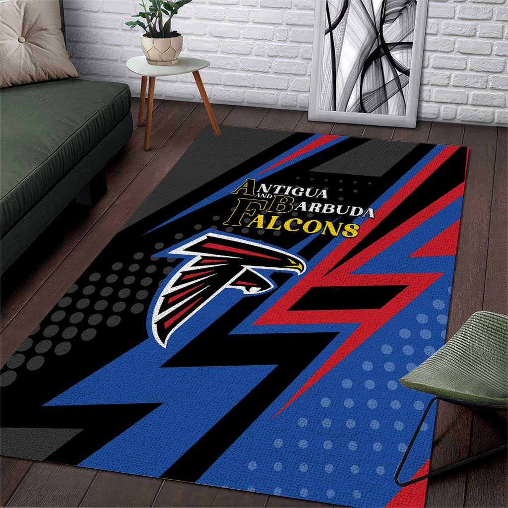 Antigua and Barbuda Cricket Area Rug Sporty Style