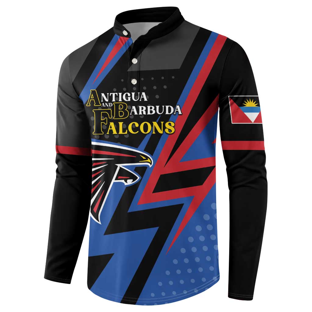Custom Antigua and Barbuda Cricket Button Sweatshirt Sporty Style