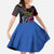 Custom Antigua and Barbuda Cricket Family Matching Summer Maxi Dress and Hawaiian Shirt Sporty Style