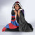 Antigua and Barbuda Cricket Hooded Blanket Sporty Style