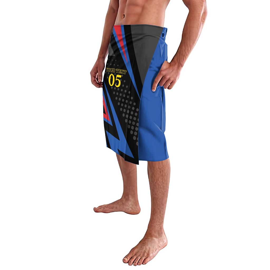 Custom Antigua and Barbuda Cricket Lavalava Sporty Style