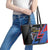 Antigua and Barbuda Cricket Leather Tote Bag Sporty Style