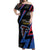 Custom Antigua and Barbuda Cricket Off Shoulder Maxi Dress Sporty Style