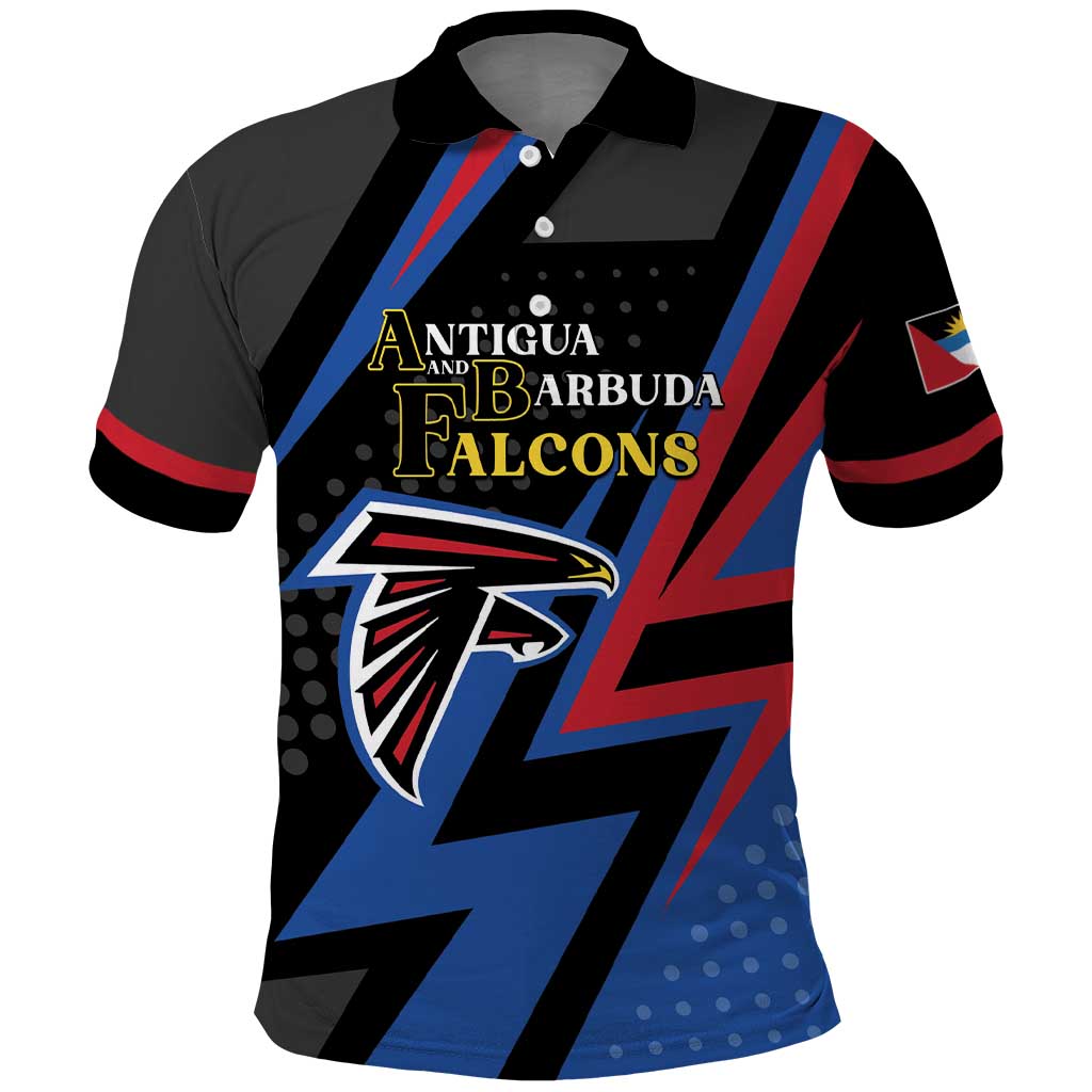 Custom Antigua and Barbuda Cricket Polo Shirt Sporty Style