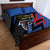 Antigua and Barbuda Cricket Quilt Bed Set Sporty Style