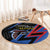 Antigua and Barbuda Cricket Round Carpet Sporty Style