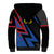 Custom Antigua and Barbuda Cricket Sherpa Hoodie Sporty Style