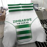 Zimbabwe Sables Rugby Bedding Set Sporty Style