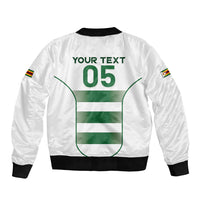 Custom Zimbabwe Sables Rugby Bomber Jacket Sporty Style