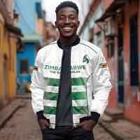 Custom Zimbabwe Sables Rugby Bomber Jacket Sporty Style