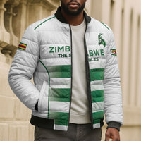 Custom Zimbabwe Sables Rugby Bomber Puffer Jacket Sporty Style