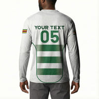 Custom Zimbabwe Sables Rugby Button Sweatshirt Sporty Style