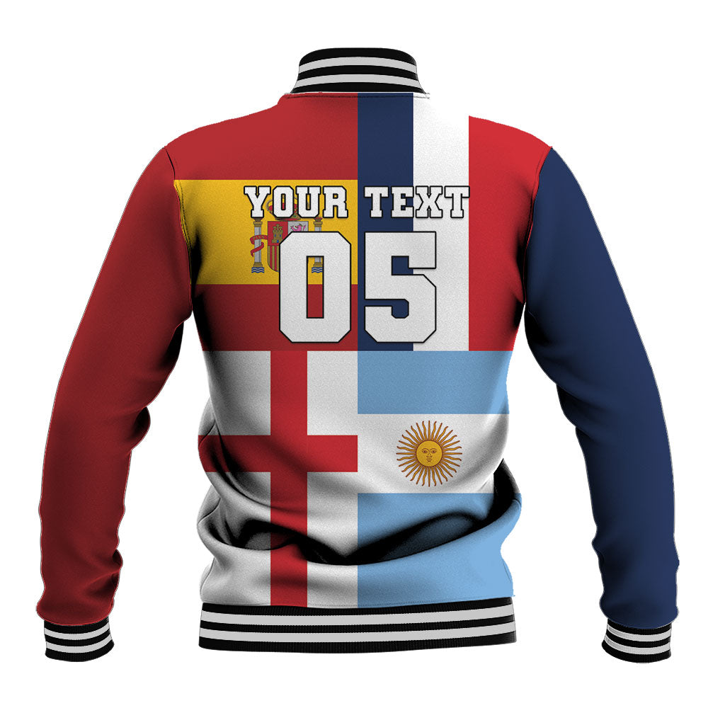Custom World Football 2026 Final Four Baseball Jacket One Field One Dream