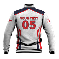 Custom World Football 2026 England Baseball Jacket Come On England