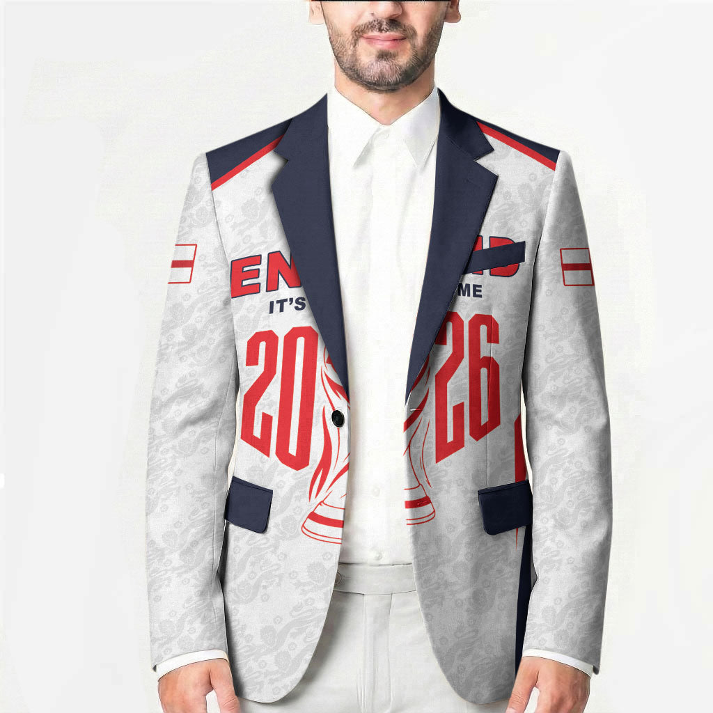Custom World Football 2026 England Blazer Come On England
