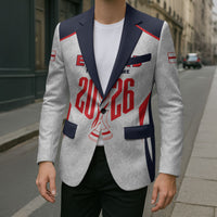 Custom World Football 2026 England Blazer Come On England