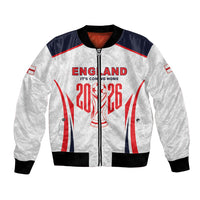 Custom World Football 2026 England Bomber Jacket Come On England