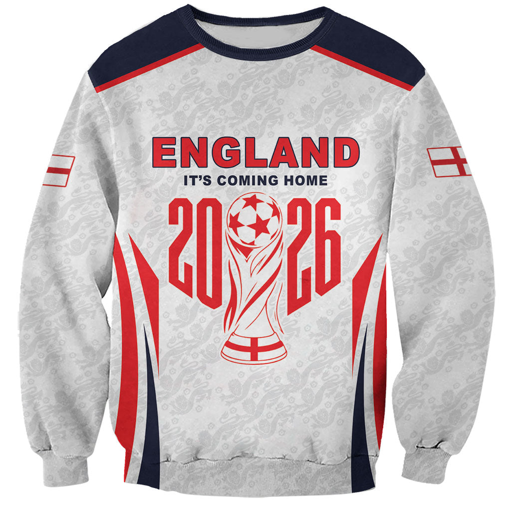 Custom World Football 2026 England Sweatshirt Come On England