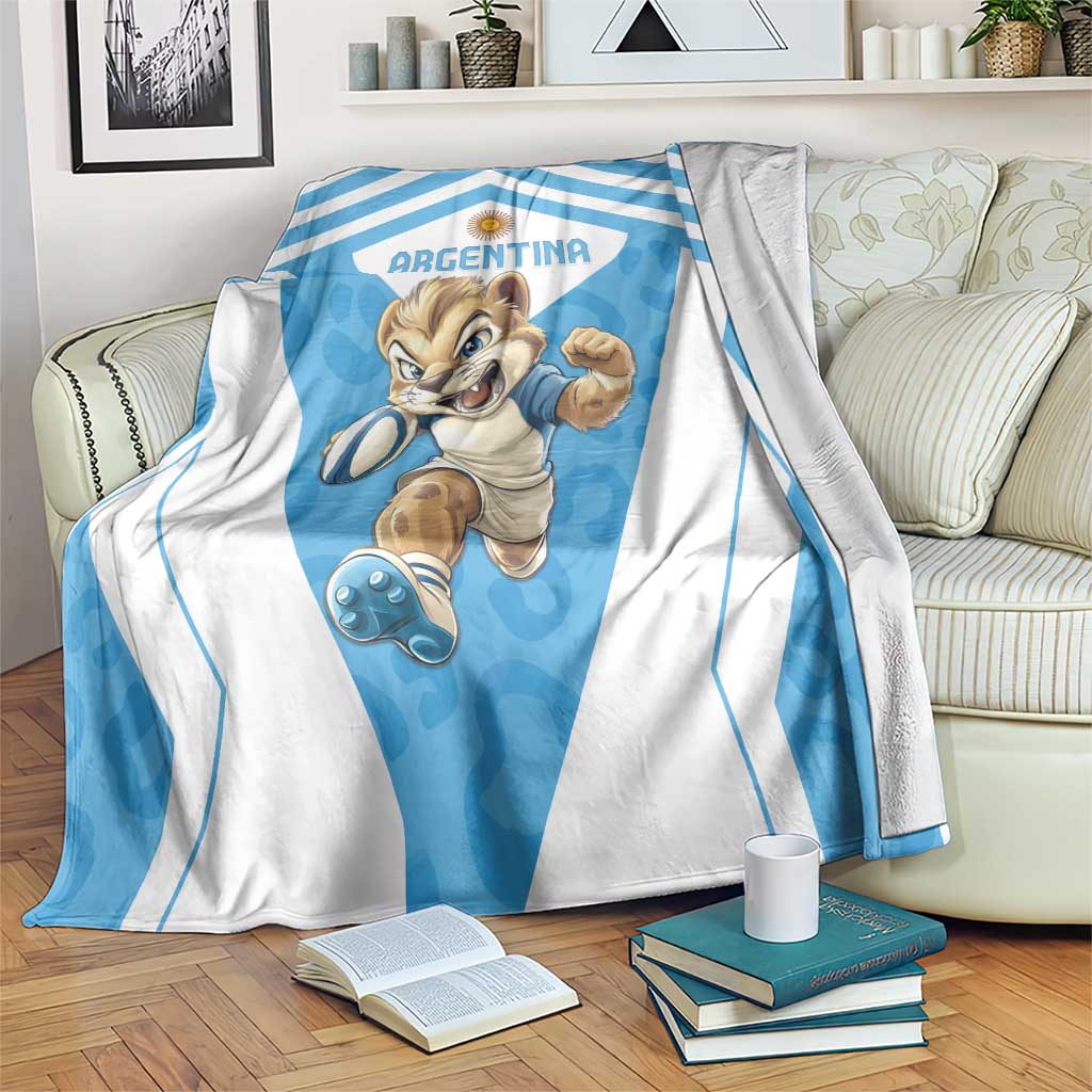 Argentina Rugby 2024 Blanket Go Los Pumas Leopard Pattern