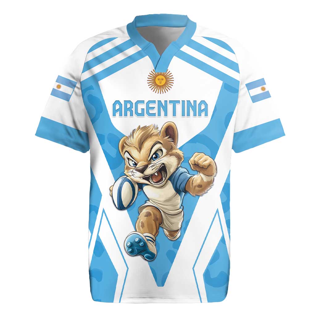 Custom Argentina Rugby 2024 Rugby Jersey Go Los Pumas Leopard Pattern LT05 - Wonder Print Shop