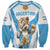 Custom Argentina Rugby 2024 Sweatshirt Go Los Pumas Leopard Pattern LT05 - Wonder Print Shop