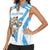 Custom Argentina Rugby 2024 Women Sleeveless Polo Shirt Go Los Pumas Leopard Pattern LT05 - Wonder Print Shop