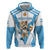 Custom Argentina Rugby 2024 Zip Hoodie Go Los Pumas Leopard Pattern LT05 - Wonder Print Shop