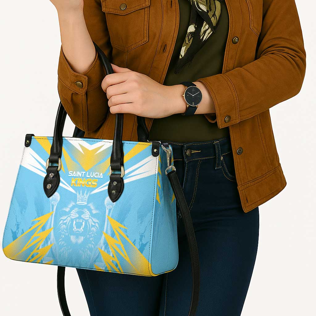 Kings Saint Lucia Cricket Leather Bag Rise To Victory - Wonder Print Shop