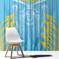 Kings Saint Lucia Cricket Window Curtain Rise To Victory - Wonder Print Shop