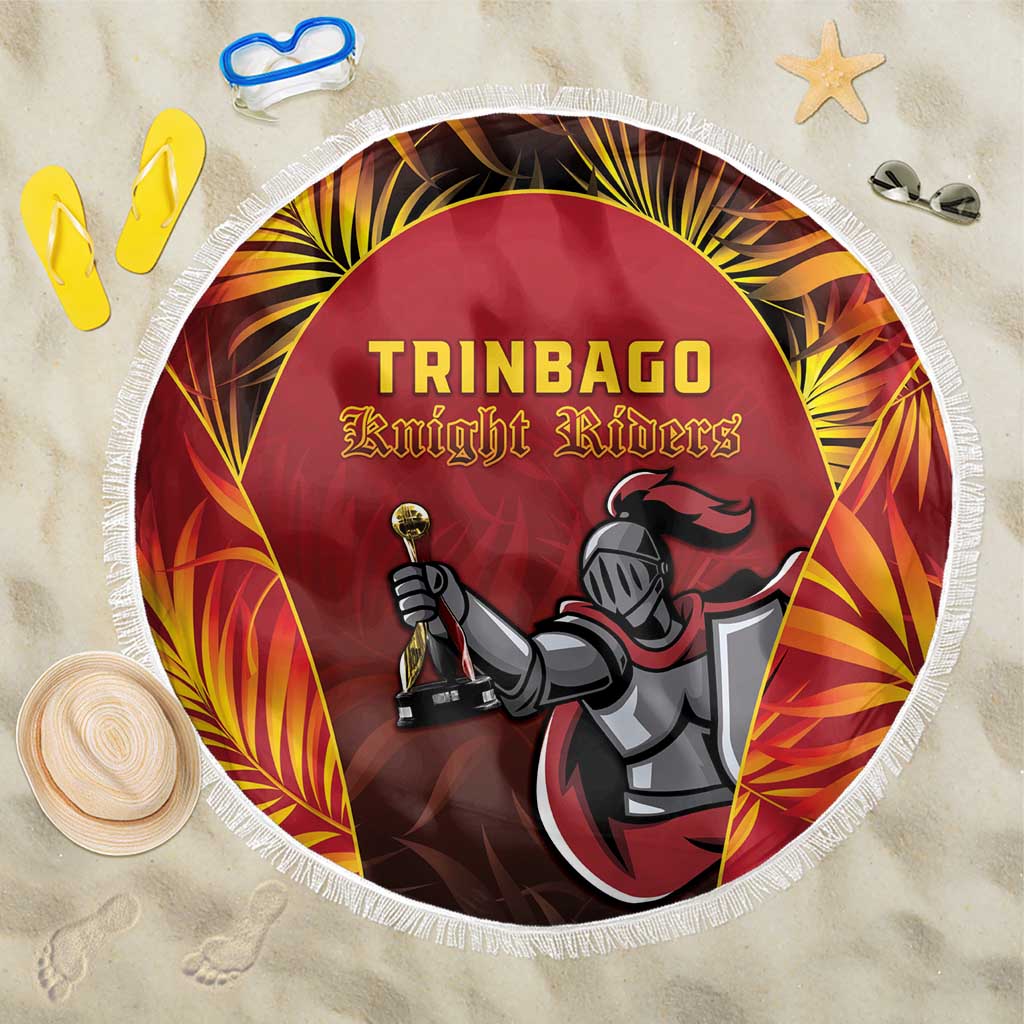 Trinbago Cricket Knight Riders Beach Blanket Go Champs - Wonder Print Shop