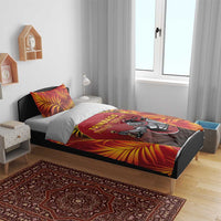 Trinbago Cricket Knight Riders Bedding Set Go Champs - Wonder Print Shop